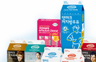 판매제품 우유들 이미지