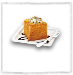큐브 브레드 머쉬룸&크림